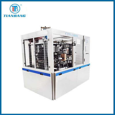 Disposable Kraft Paper Fast Food Box Machine Square Light Food Take Away CHW-1000M
