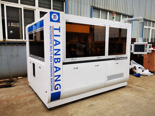 Mechanical Paper Sub Grid Lunch Box Forming Machine CHJ-G Automatic Intelligent Multi Grid
