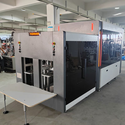 Automatic intelligent servo paper box forming machine, CHJ-120JZ fully automatic intelligent dual station paper box forming machine